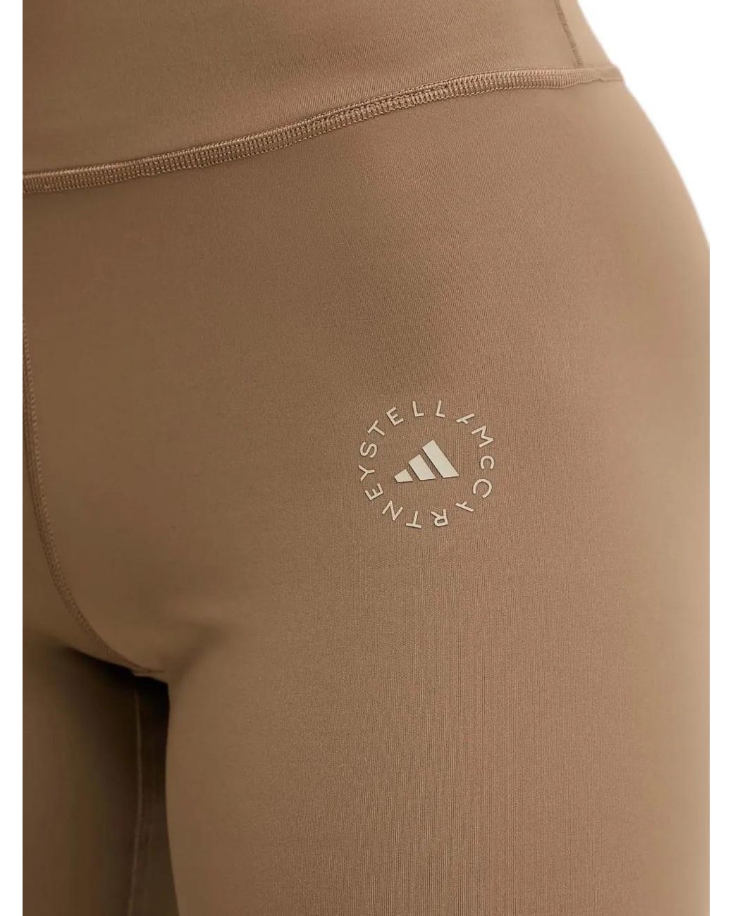 Adidas By Stella McCartney Green High-Waisted Mini Shorts