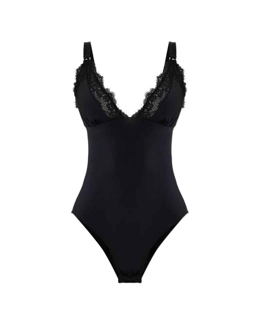 Heist Black Bridget Lace-Trim Body