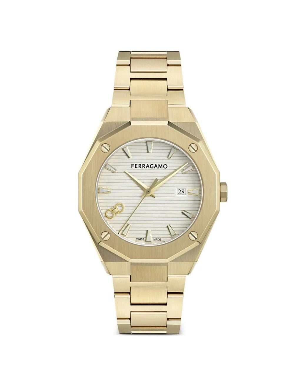 Ferragamo Metallic Versilia 3H 40Mm Watch for men