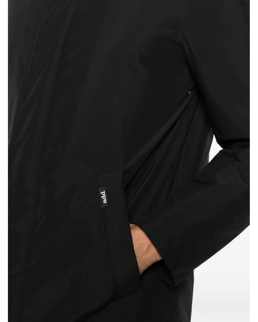 Abrigo Con Capucha Add de hombre de color Black