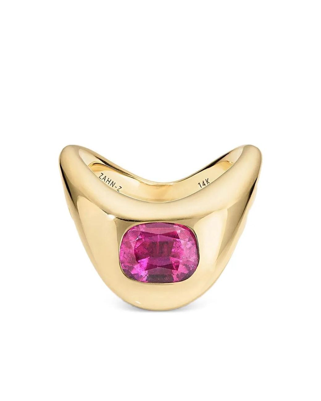 ZAHN-Z Pink Big Zaha Tanzania Ring