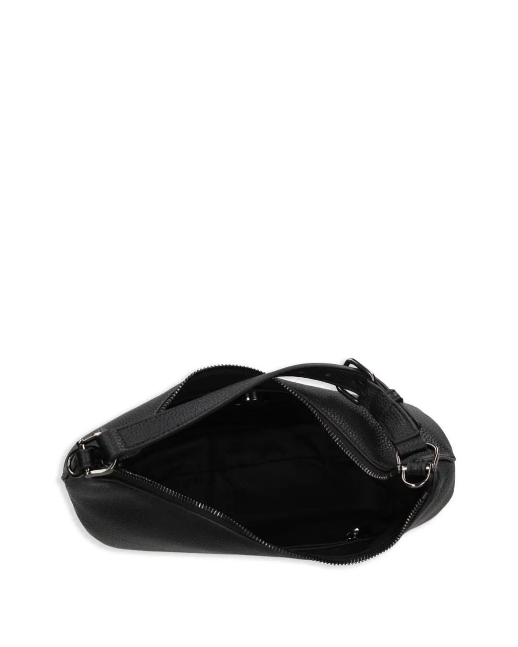 Love Moschino Black Logo-Lettering Shoulder Bag