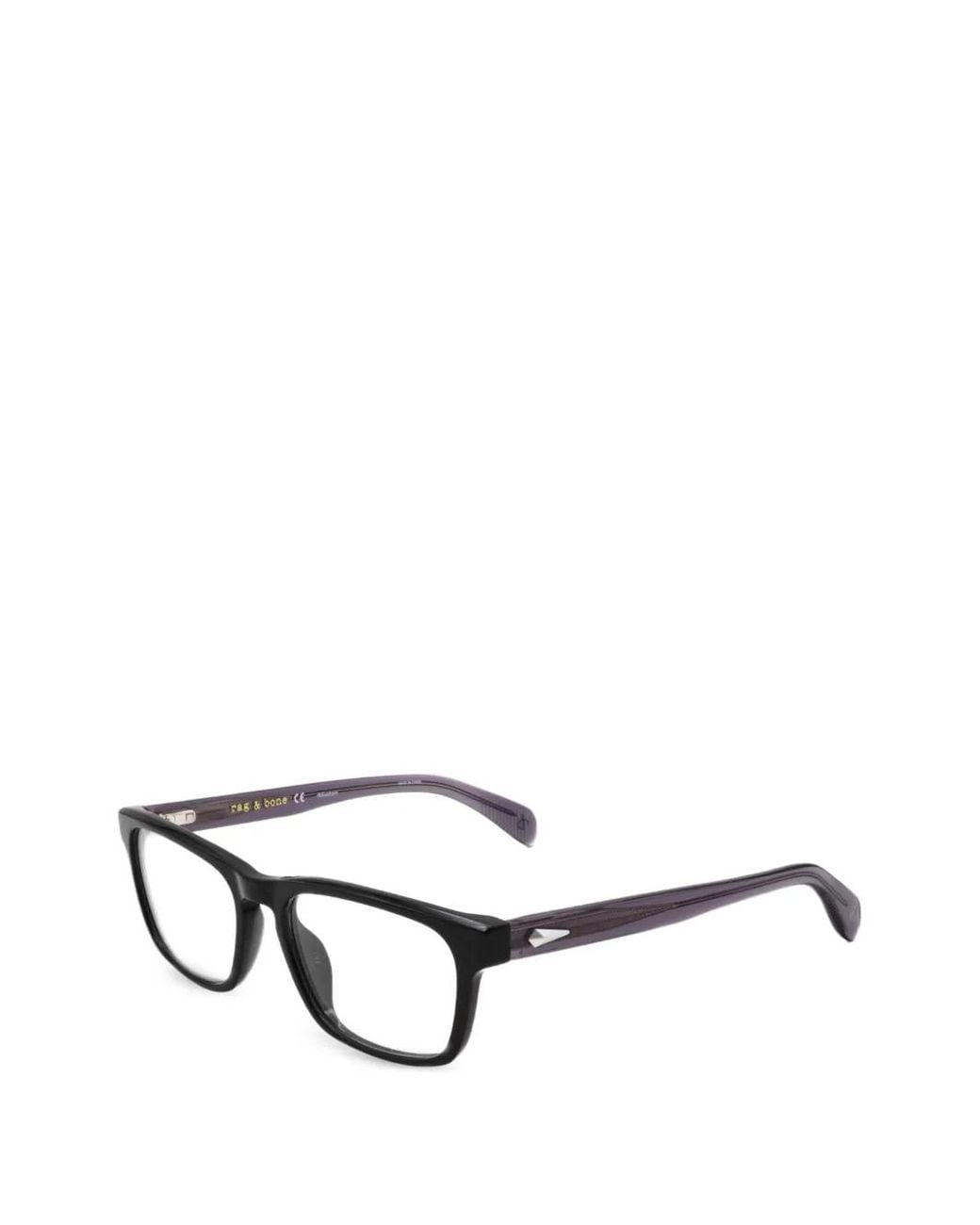 Rag & Bone Brille Mit Eckigem Gestell in White für Herren