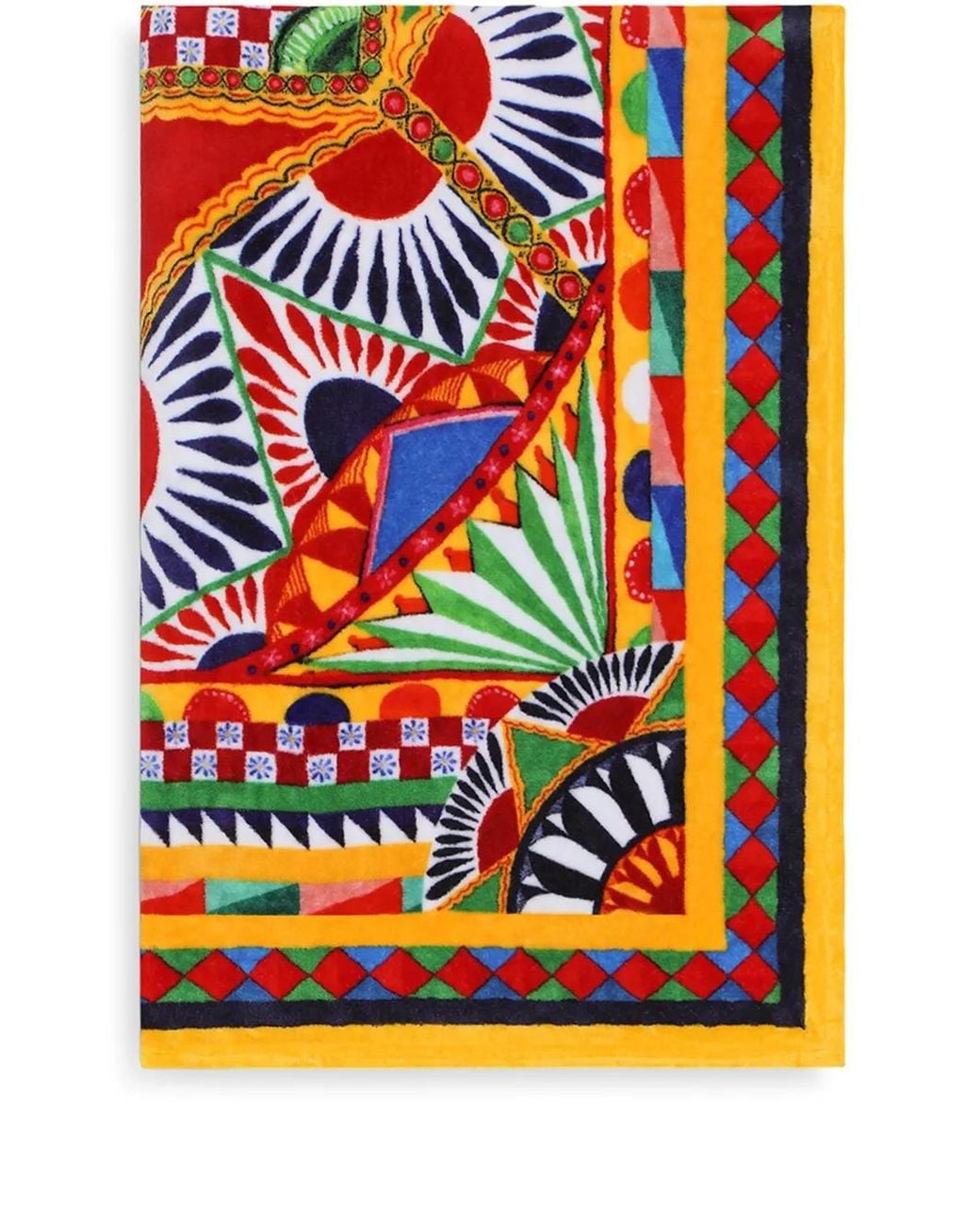 Dolce & Gabbana Black Terry Cotton Beach Towel
