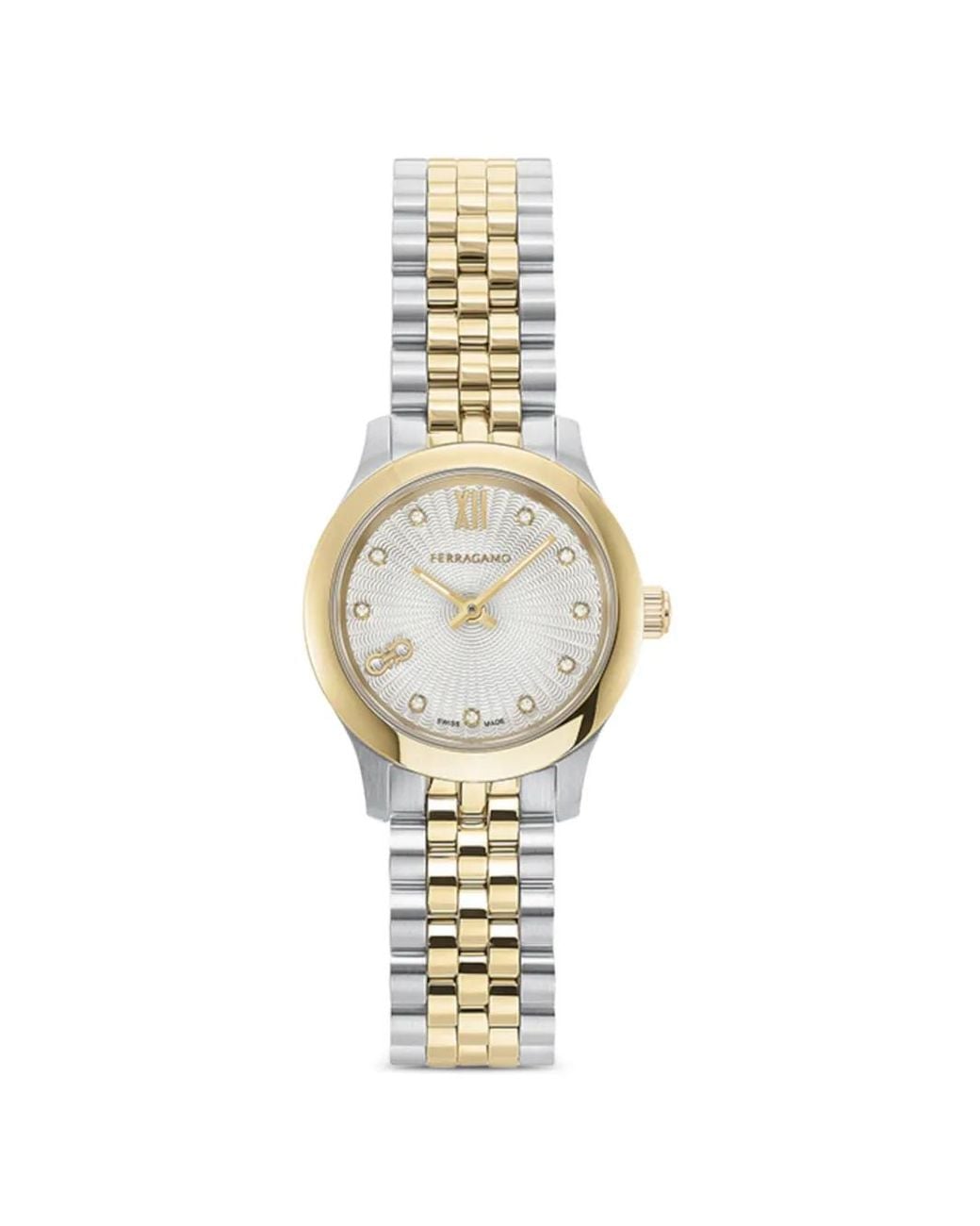 Ferragamo Metallic Duo Mini 25Mm Watch