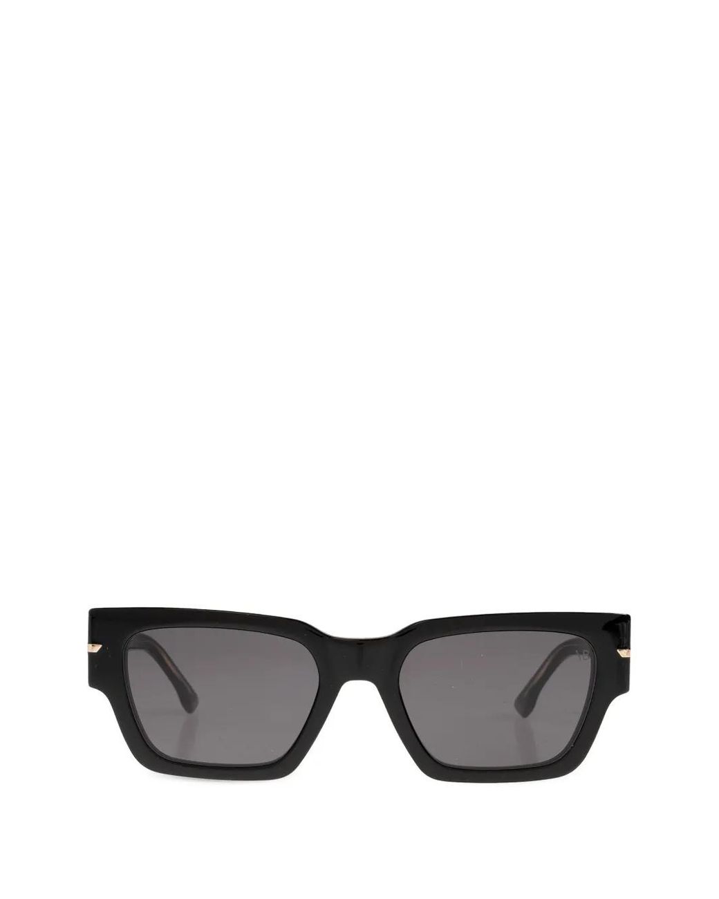 Victoria Beckham Gray Square-Frame Sunglasses