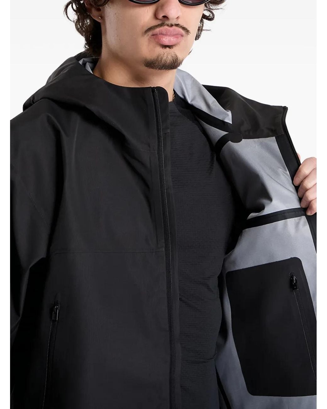 HELIOT EMIL Gray Kladruber Logo-Detail Jacket for men