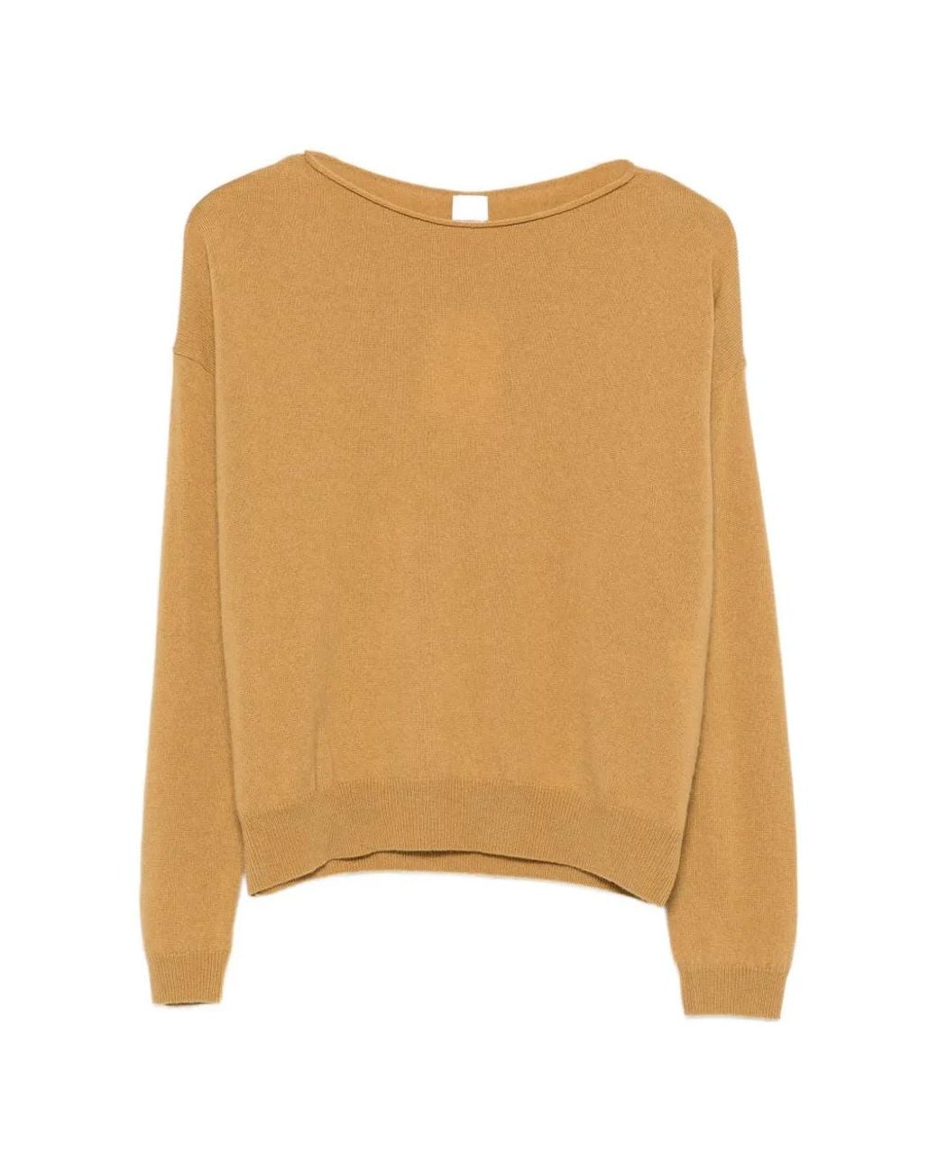 C.T.Plage Natural Fine-Knit Cashmere Sweater