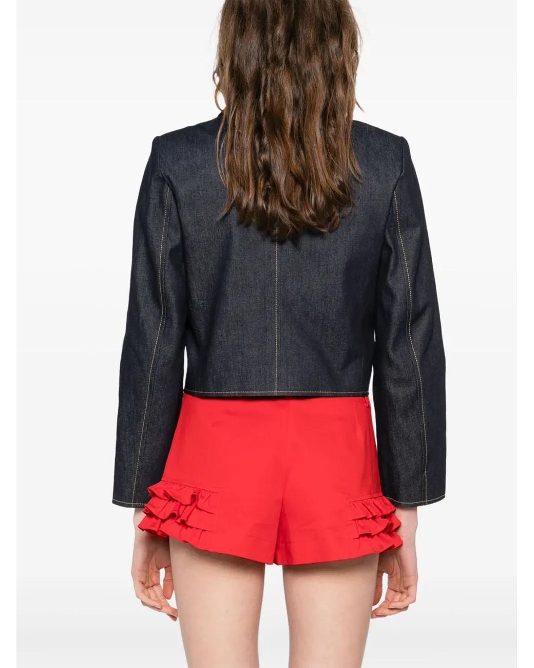 Sandro Black Denim Jacket