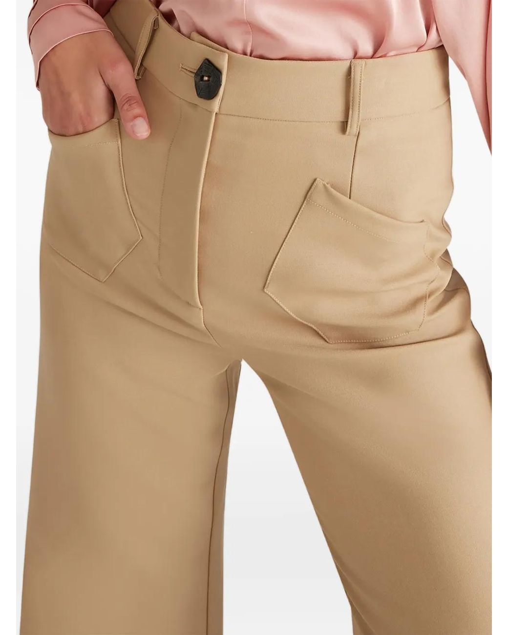 Violante Nessi Natural Francis Flared Trousers