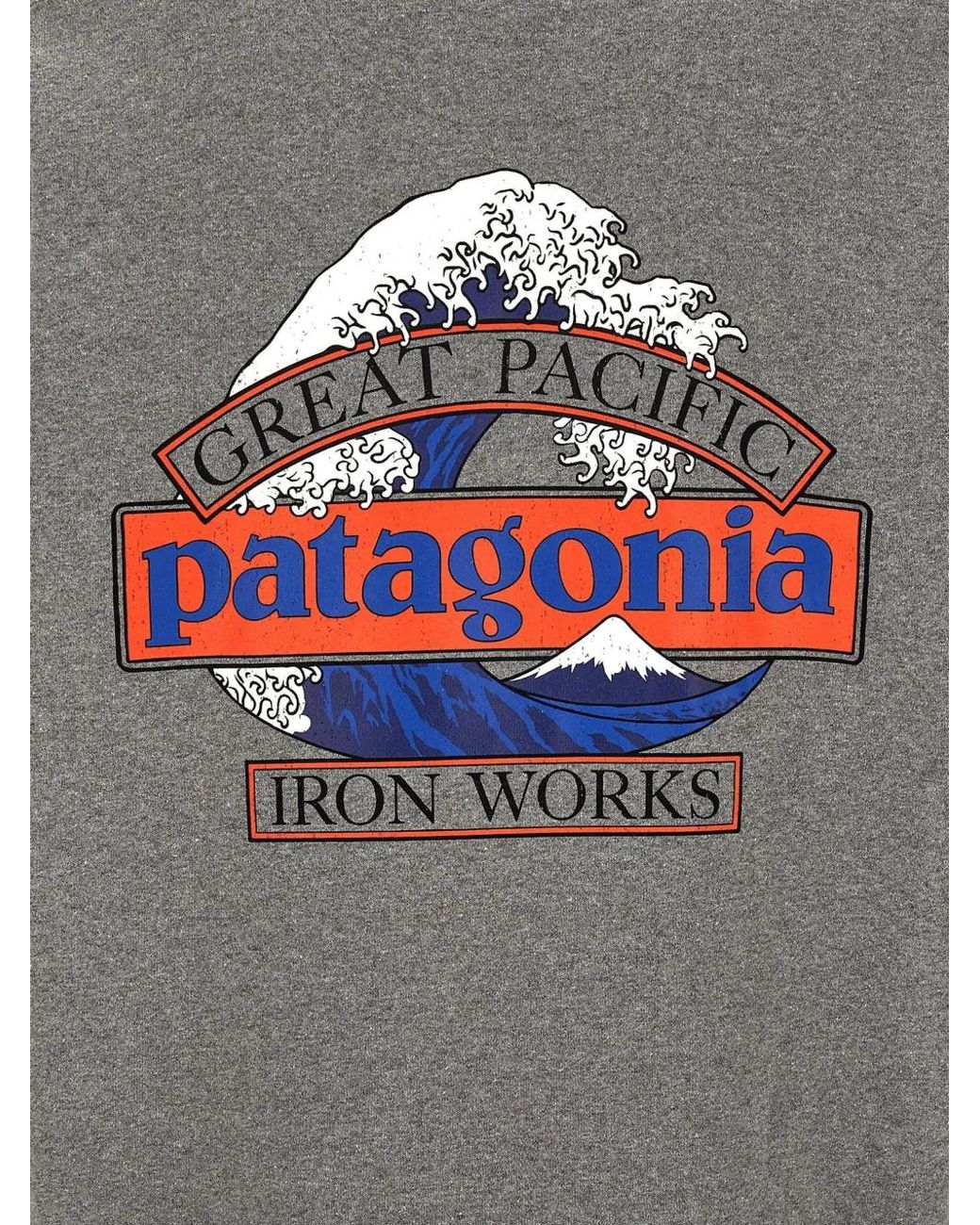 Patagonia Gray Great Waves Uprisal Logo-Print Hoodie for men