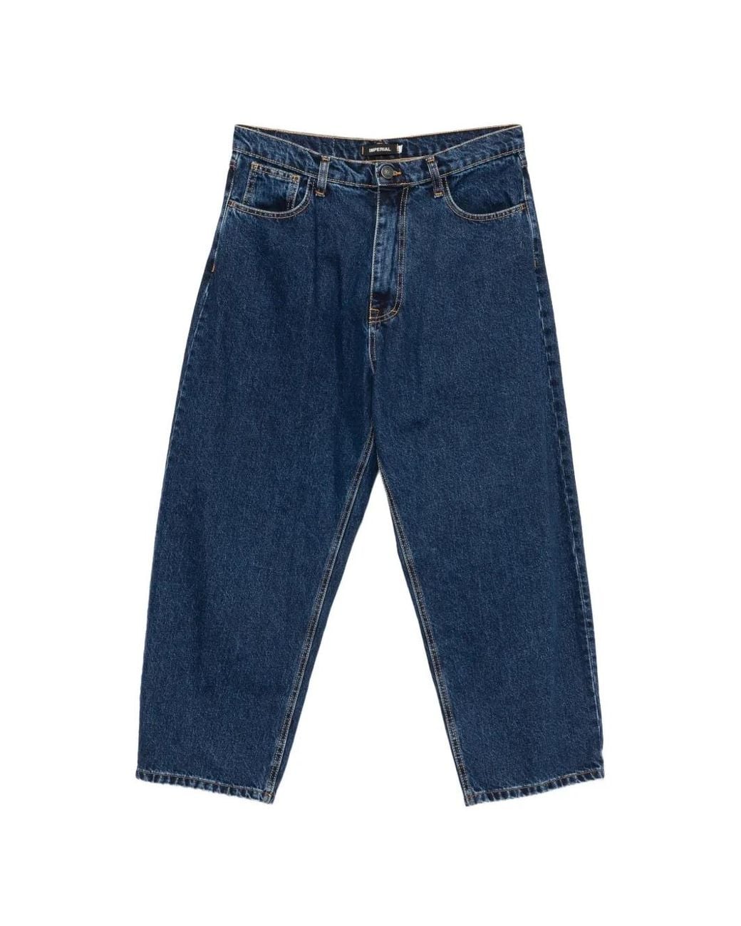 Imperial Blue Straight-Leg Jeans for men