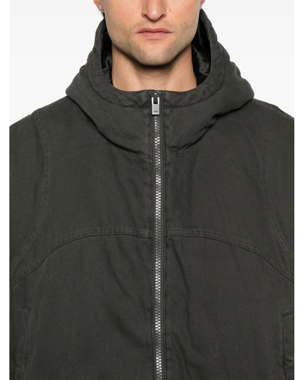 HELIOT EMIL Black Dux Worker Jacket for men
