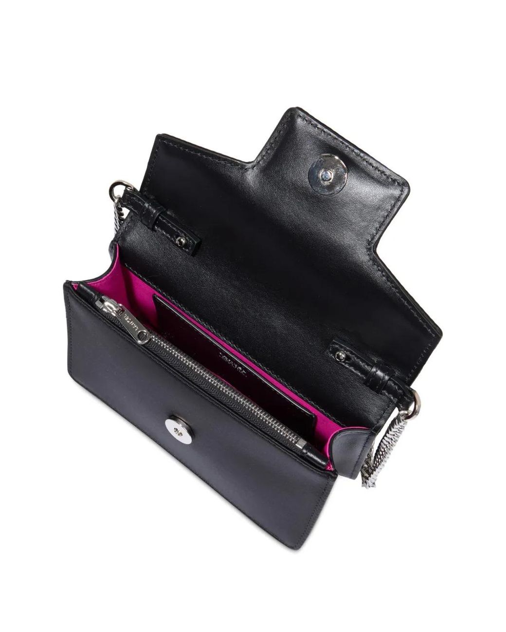 Lancel Black Angele Crossbody Bag