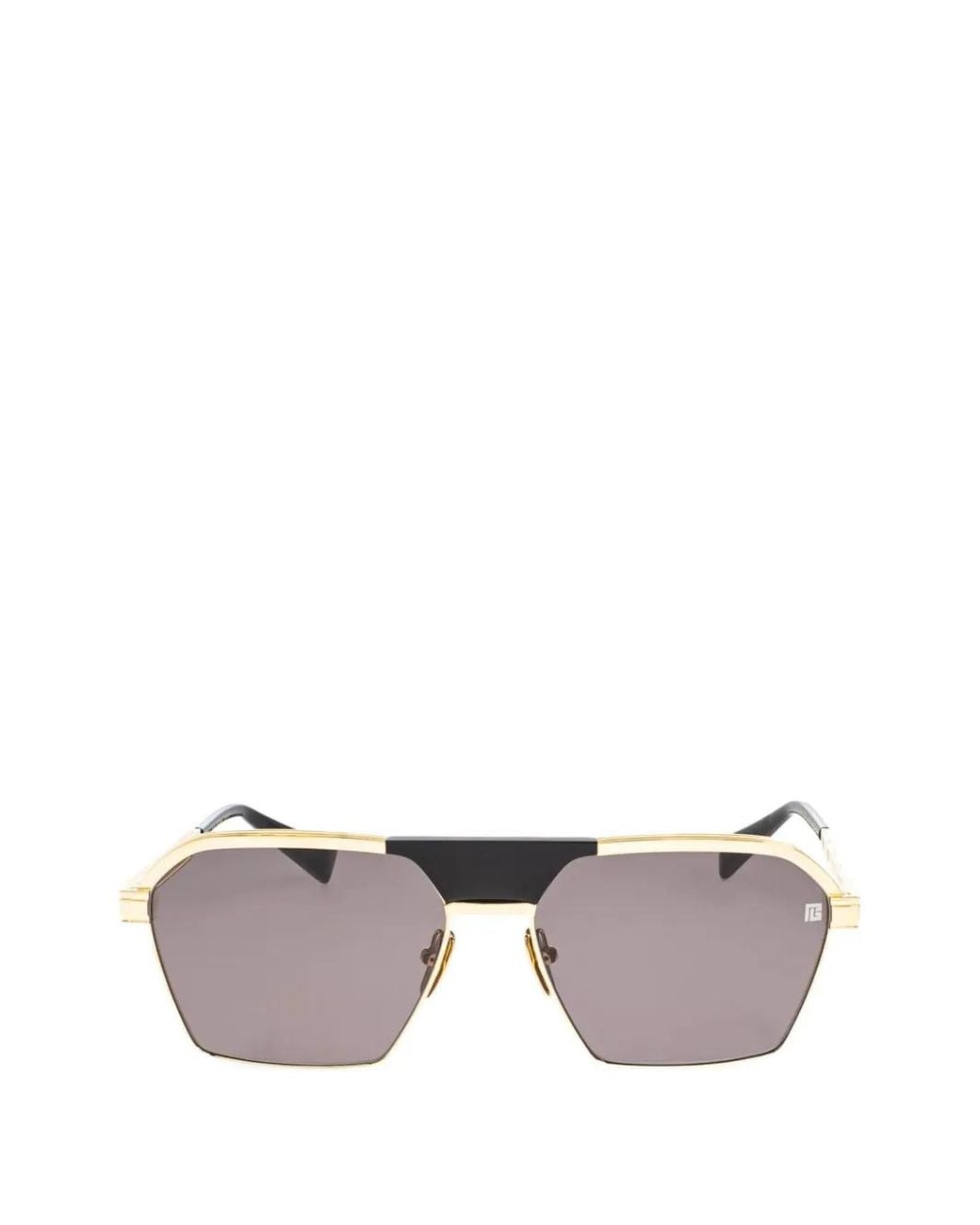 Balmain Multicolor Sergeant Geometric-Frame Sunglasses