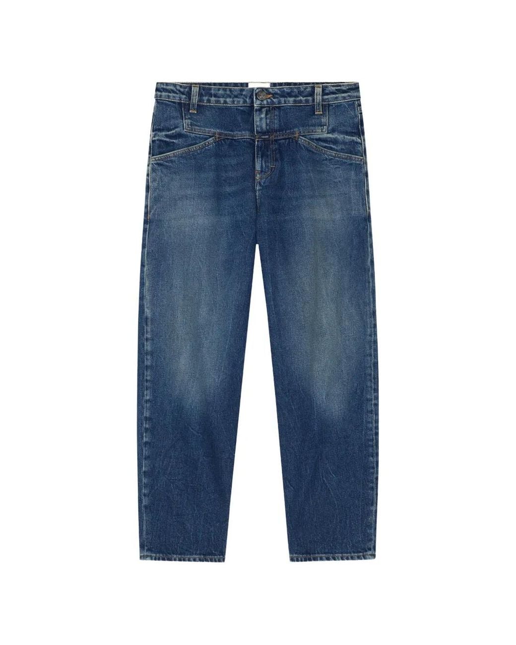 Closed Blue Stover-X Tapered Jeans
