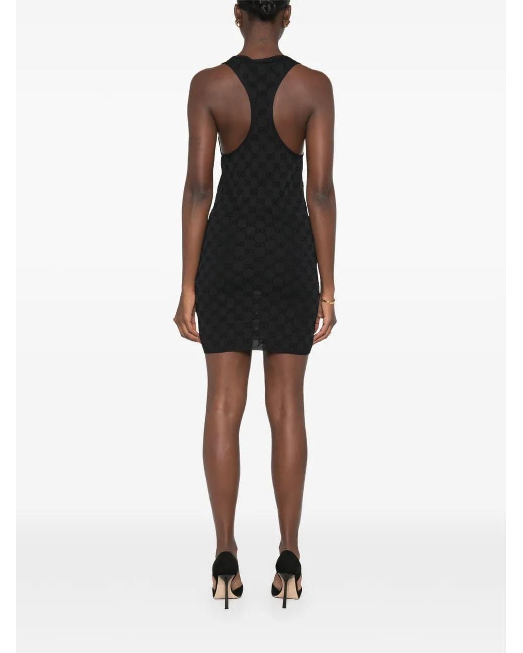 Gucci Black Crêpe Viscose Dress