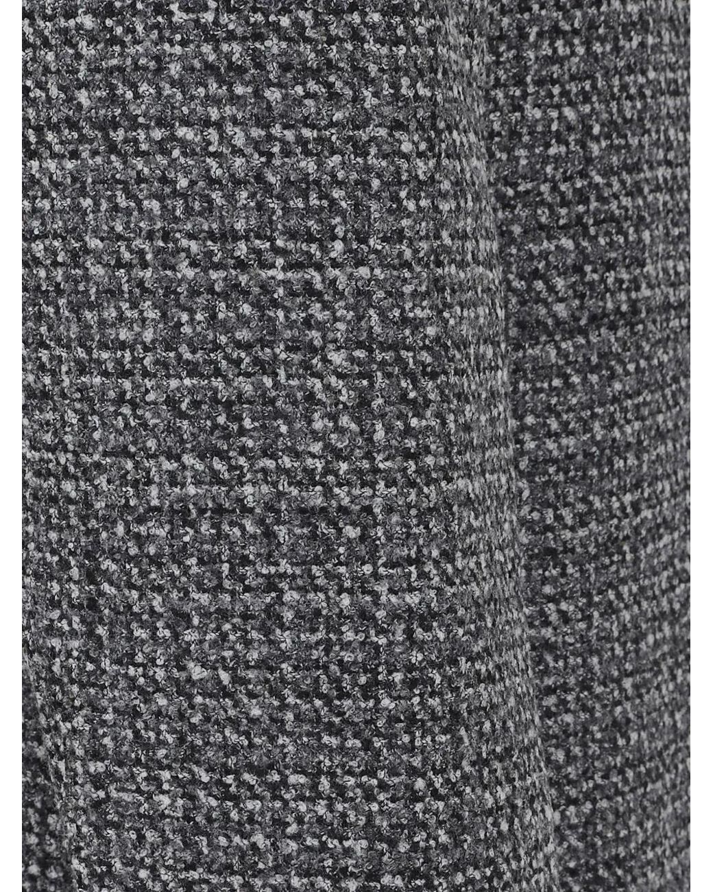 Tagliatore Gray Buttoned Woven Jacket for men