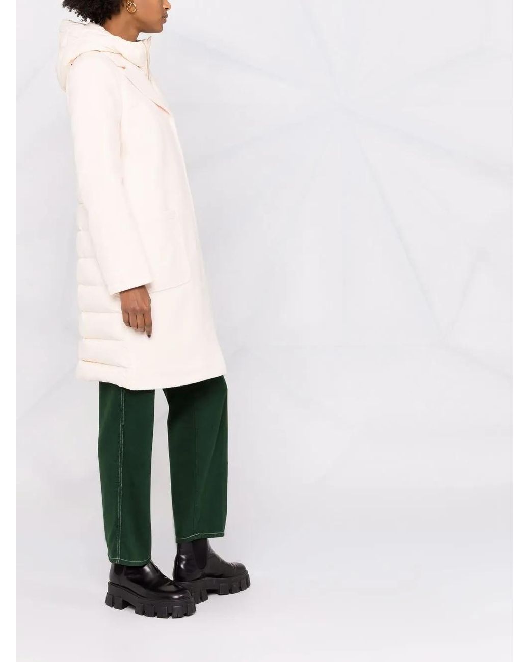 Woolrich Multicolor Padded Zip-Up Coat