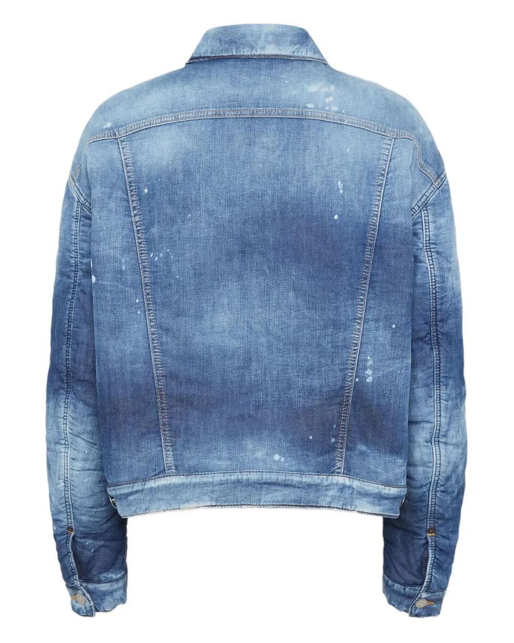 DSquared² Blue Washed Denim Jacket
