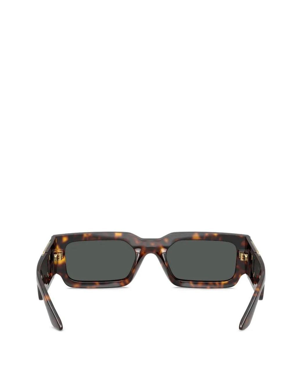 Versace Gray Logo-Detail Sunglasses for men