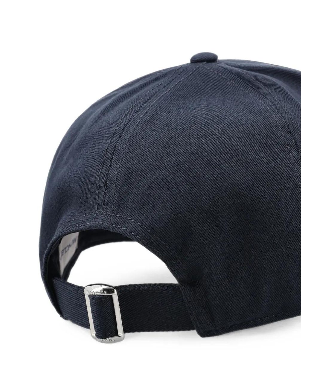 Moncler Blue Logo-Patch Baseball Cap for men