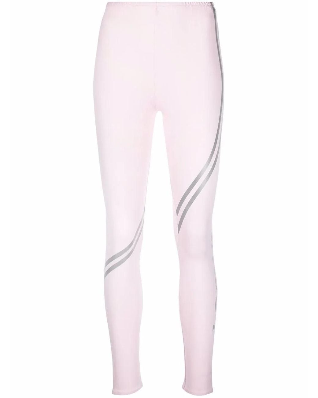 Leggins Con Logo Estampado Loewe de color Pink