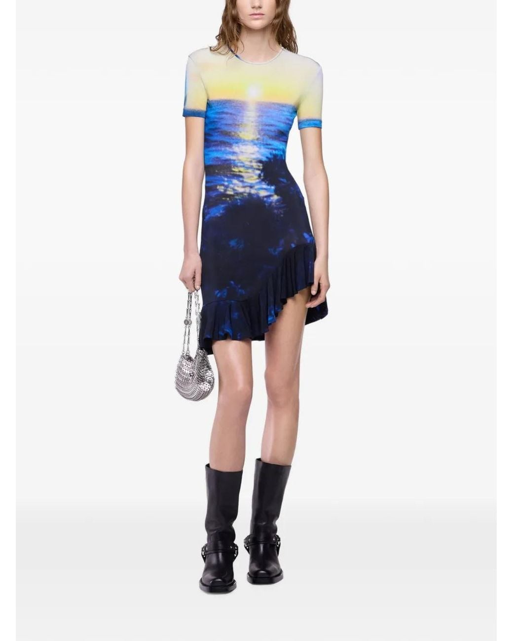 Rabanne Blue Mini Dress