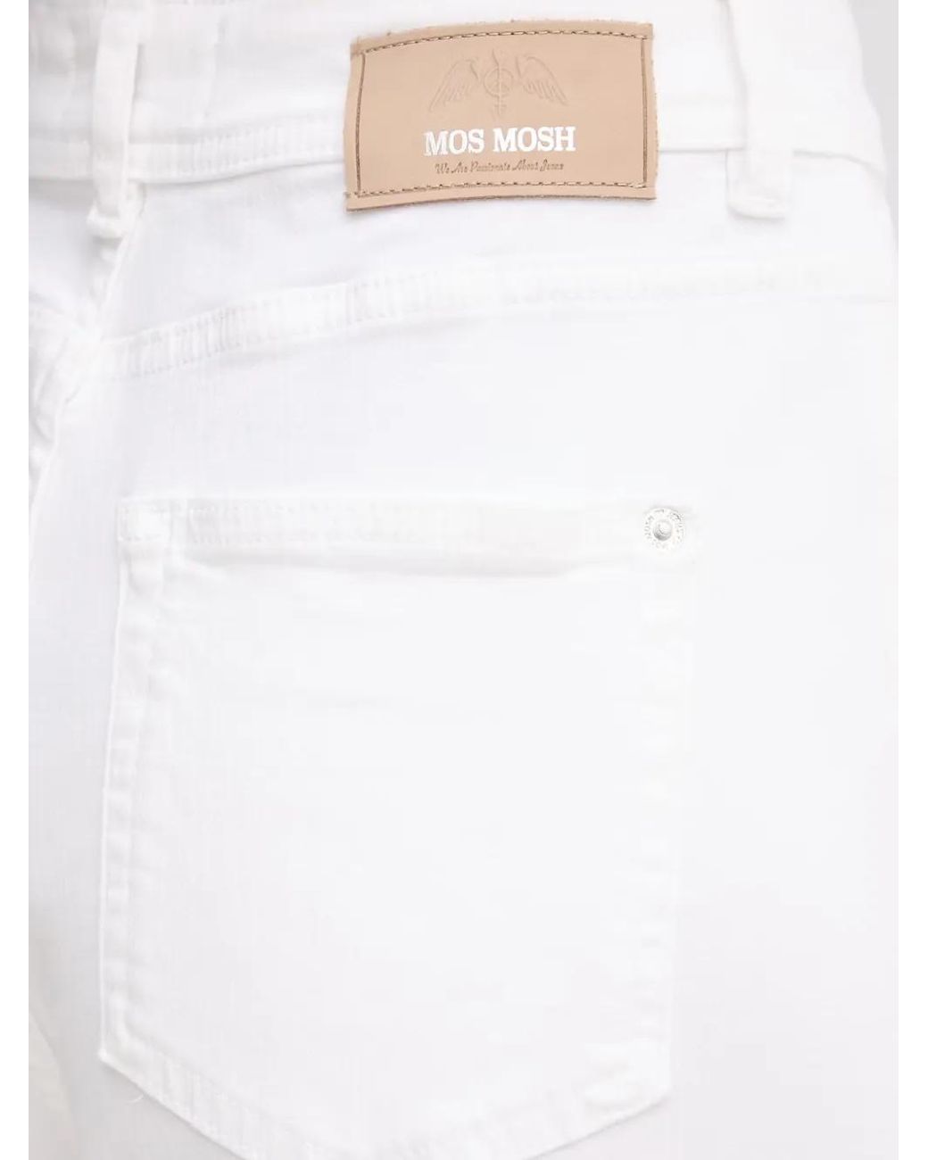 Mos Mosh White Dara Wide-Leg Jeans