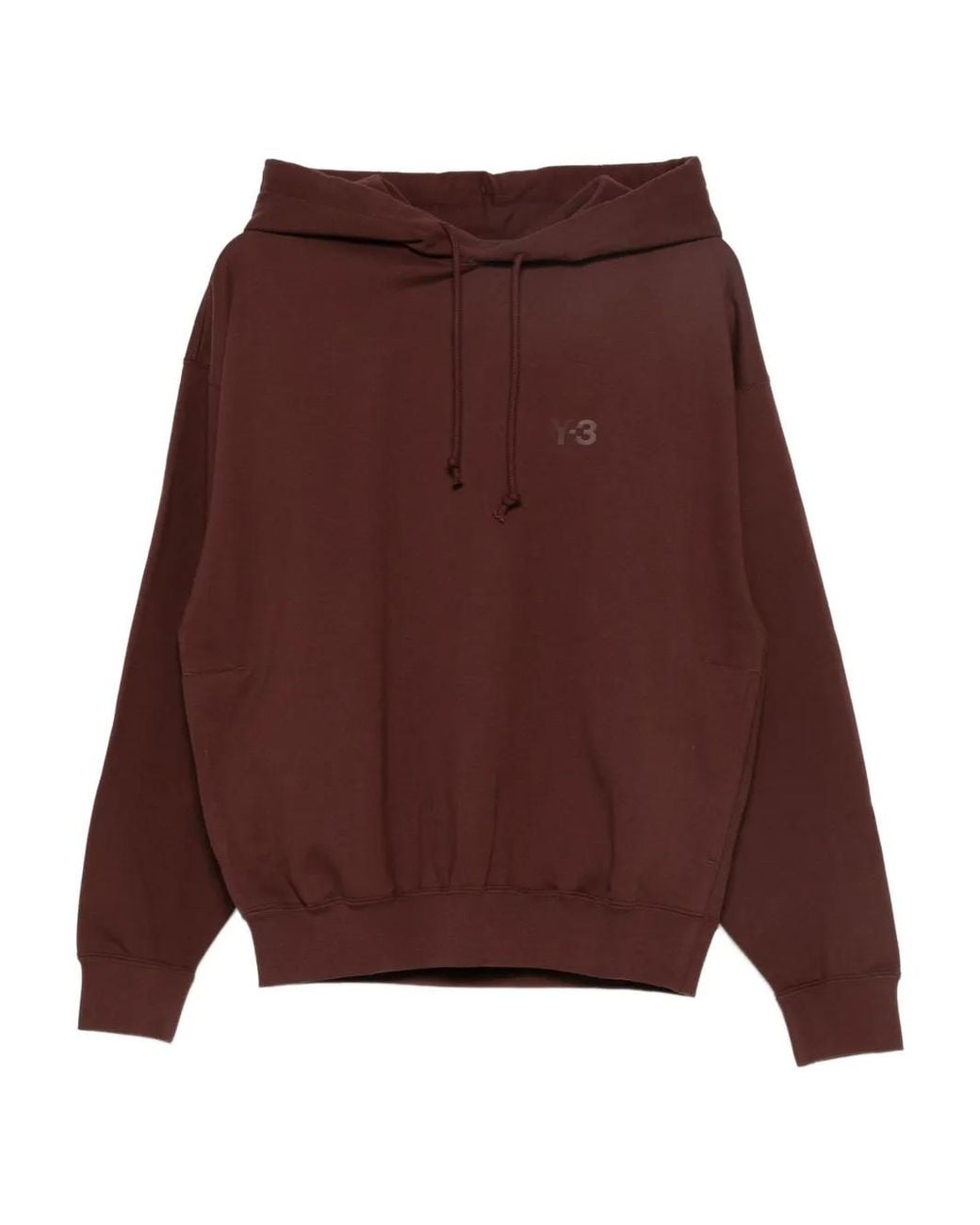 Y-3 Purple Logo-Print Hoodie