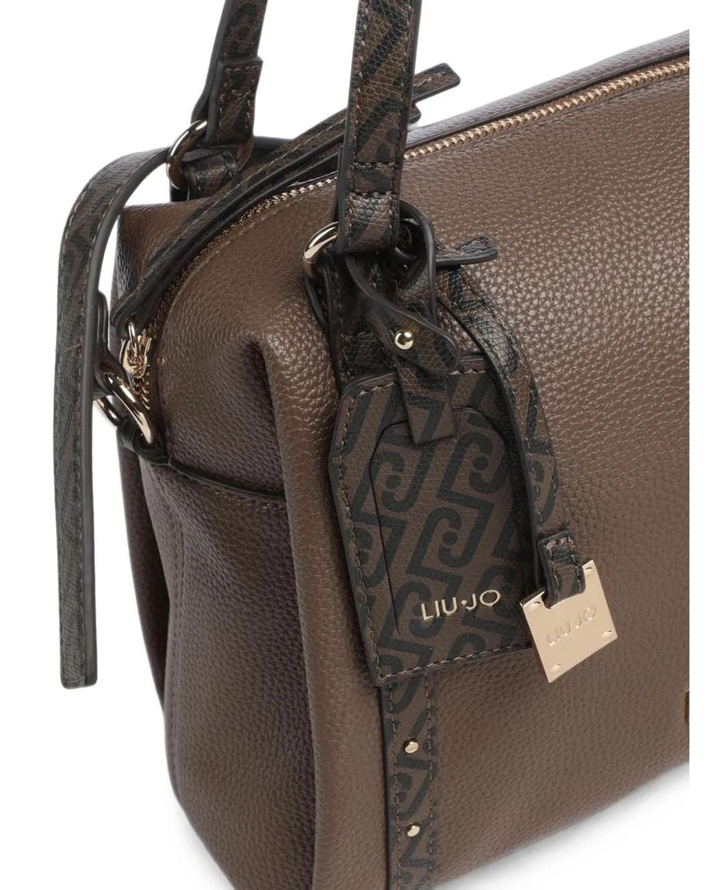 Liu Jo Brown Ilyana S Handbag Imitation Leather Dark Mocha