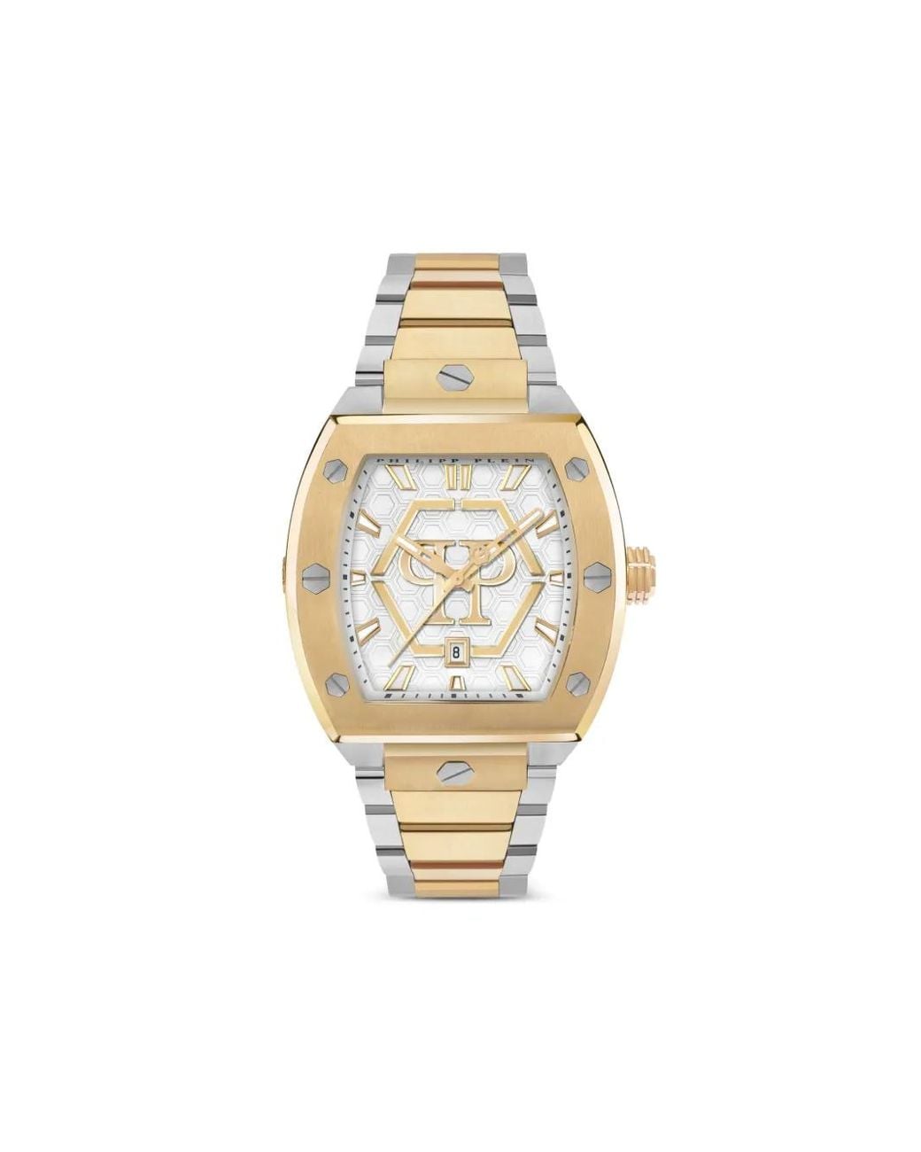 Philipp Plein Metallic The Hexagon Phantom 44Mm for men