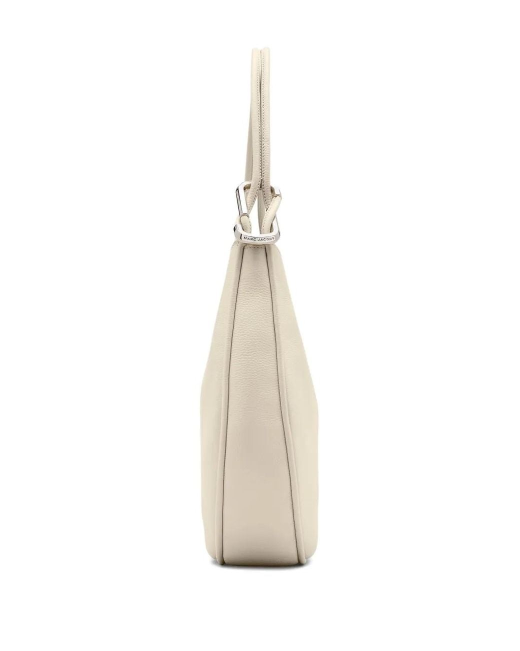 Marc Jacobs Natural The Leather Crescent Large Dual Shoulder Bag