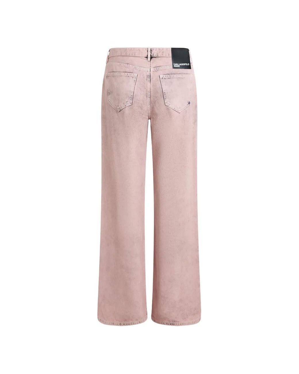 Karl Lagerfeld Pink Five-Pocket Jeans