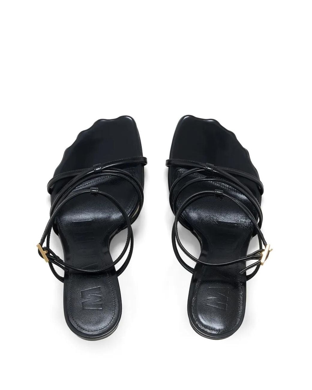 Marni Black Leather Sandals