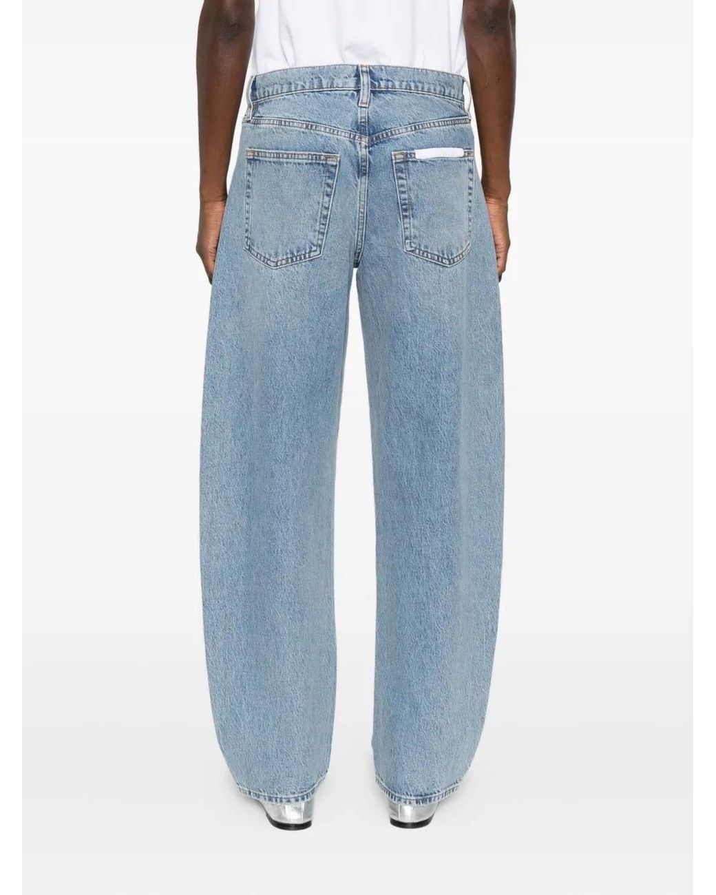 FRAME Blue Cotton Jeans