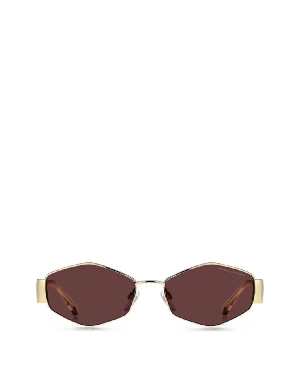 Marc Jacobs Metallic Geometric Sunglasses