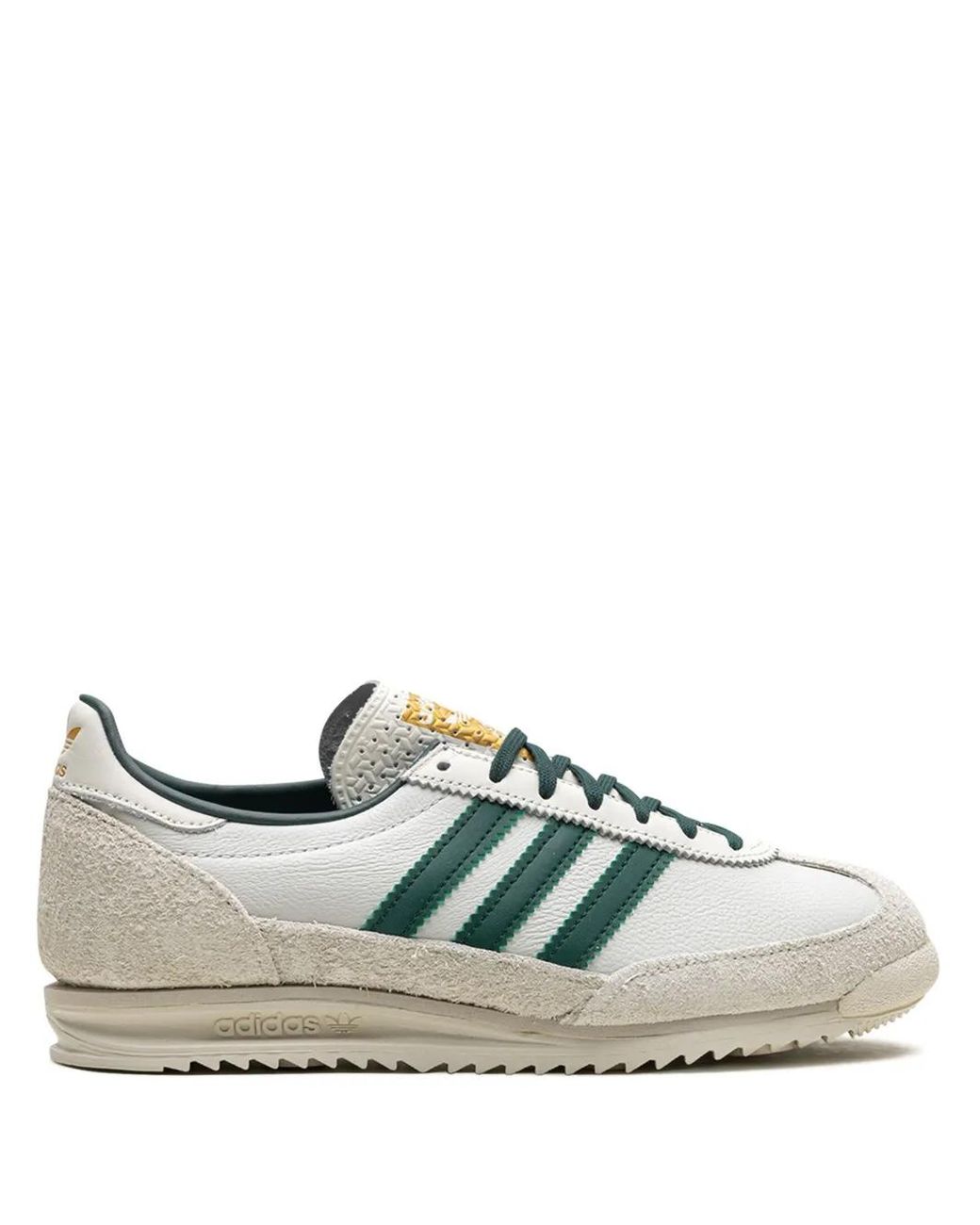 Adidas White Sl72 Og Low-Top Sneakers