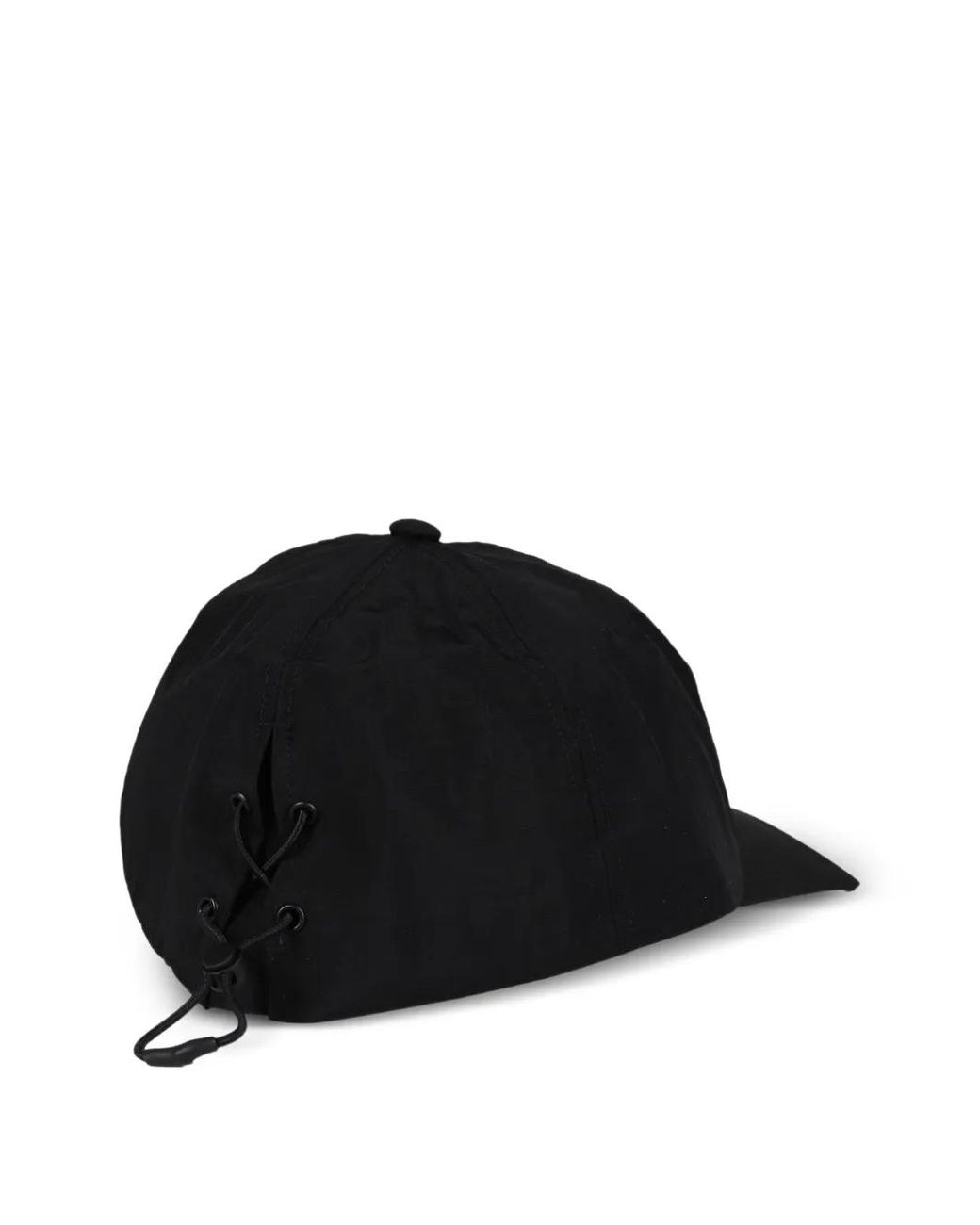 Y-3 Black Logo-Print Ripstop Cap for men