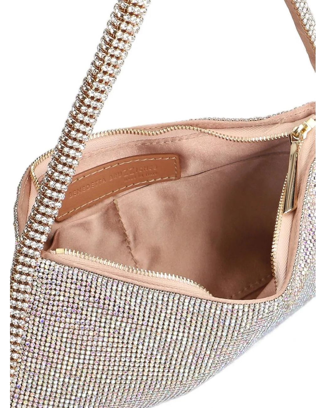Benedetta Bruzziches Gray Your Best Friend La Grande Shoulder Bag
