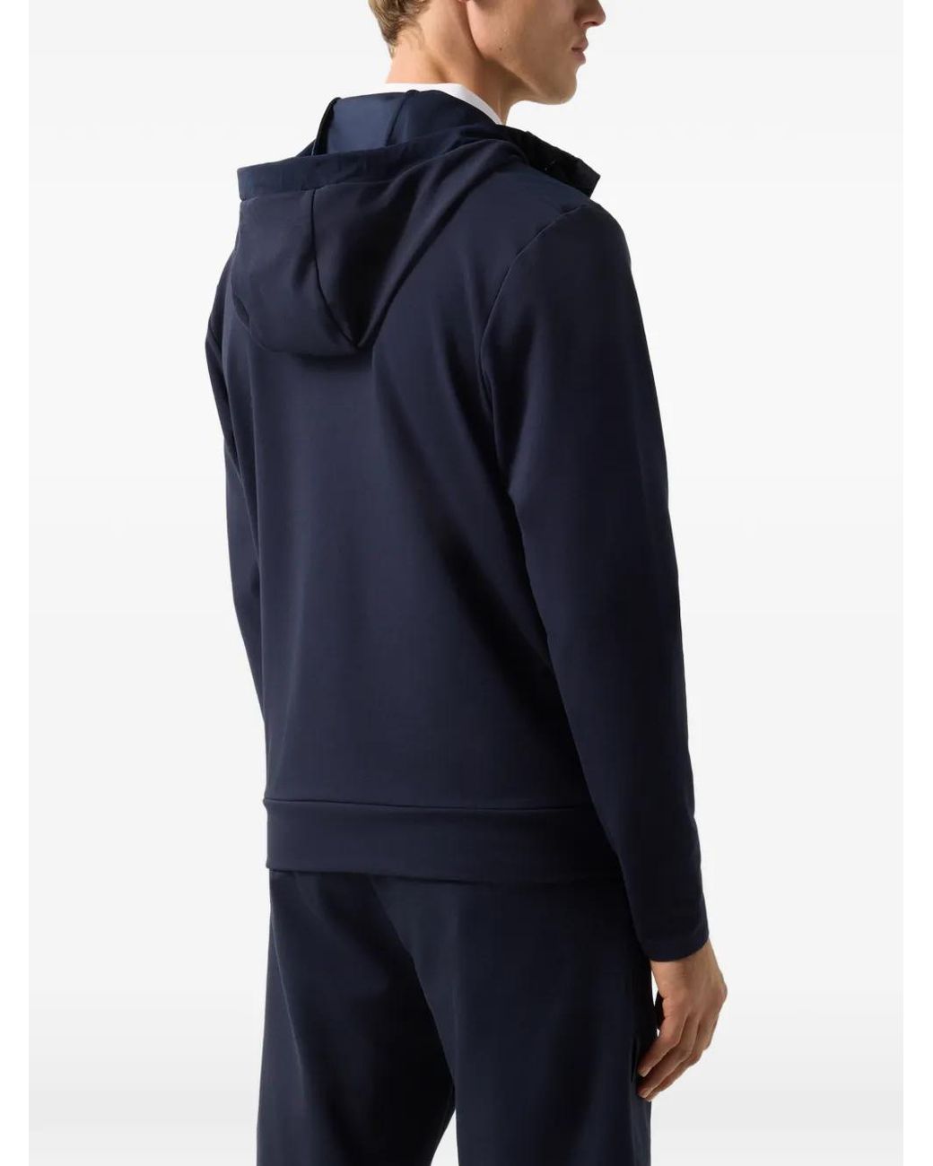 Bogner Blue Ernesto Panelled Hooded Jacket for men