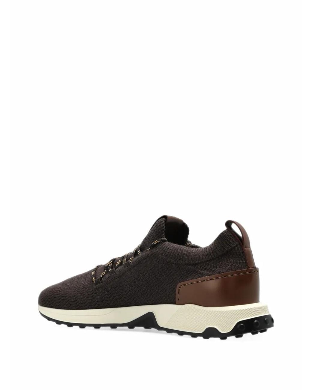 Tod's Black Logo-Patch Panelled Sneakers for men