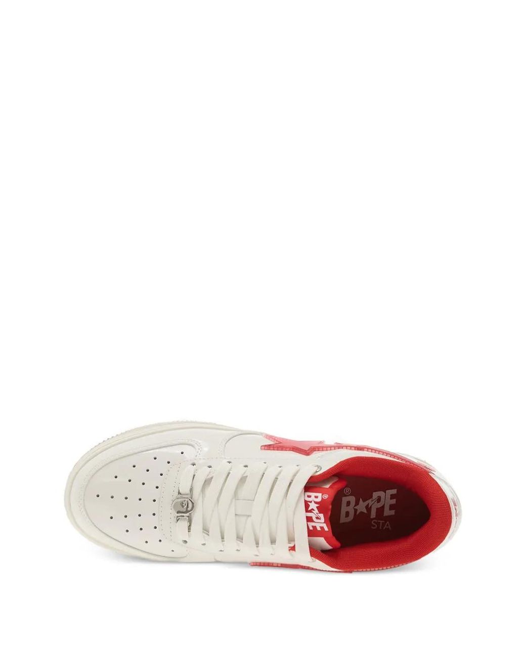 A Bathing Ape Pink Baskets Bamba 4 À Lacets