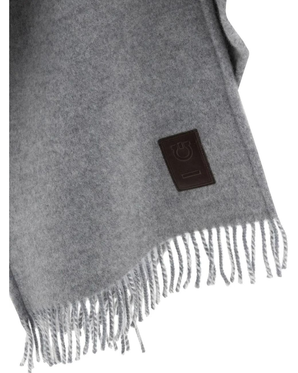 Ferragamo Gray Scarves
