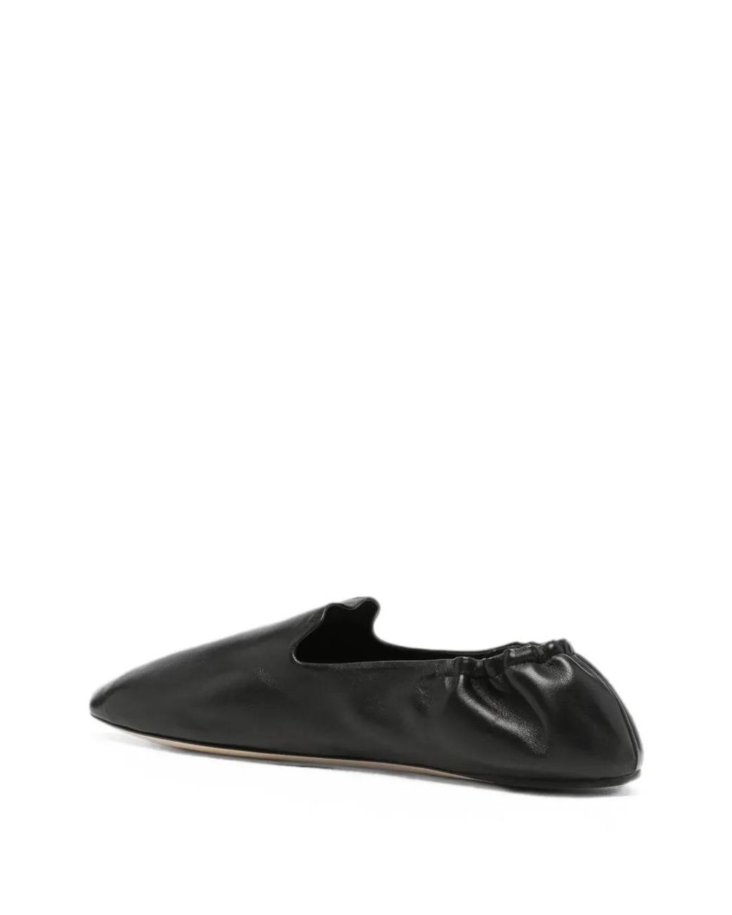 The Row Black Casa Slippers
