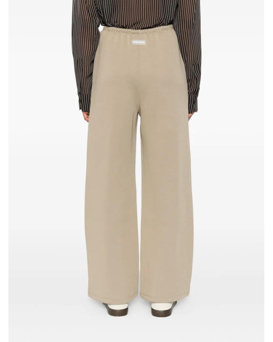 Patrizia Pepe White Drawstring Trousers