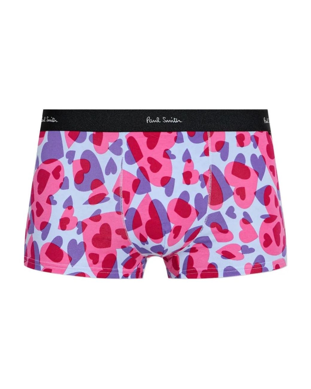 Paul Smith Red Heart-Print Boxers for men