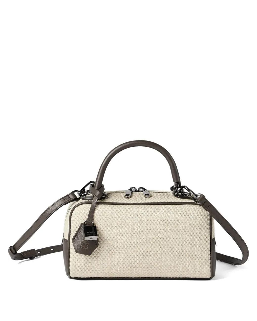 Brunello Cucinelli Metallic Bowling Bag