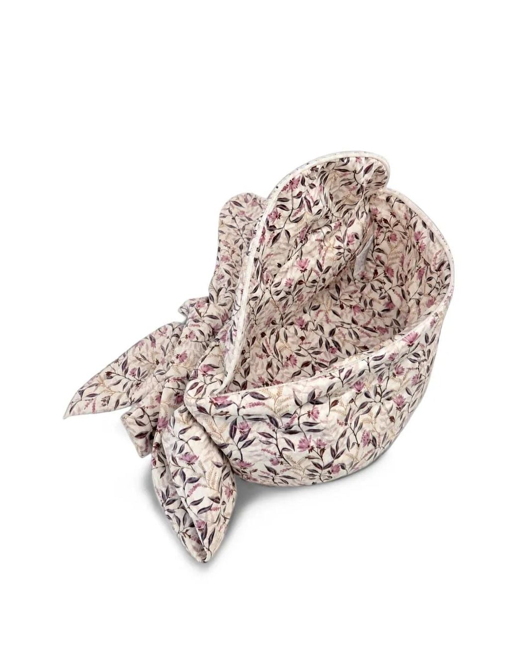 Kristina Ti White Sac Banane À Imprimé Floral Et Fermeture À Nouer