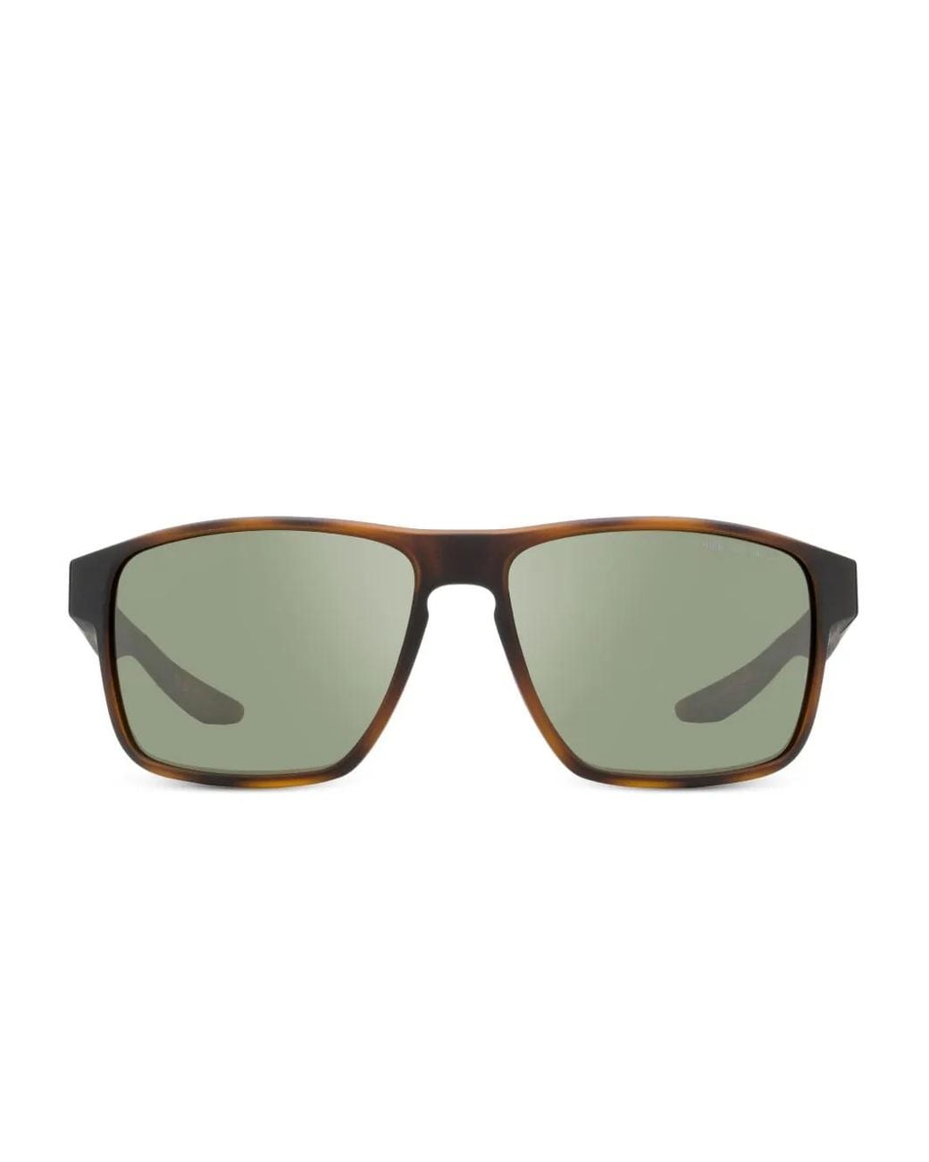 Nike Green Venture Square-Frame Sunglasses